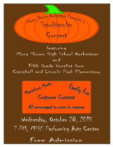 Spooktacular Concert @ Mona Shores HS Performing Arts Center | Norton Shores | Michigan | United States