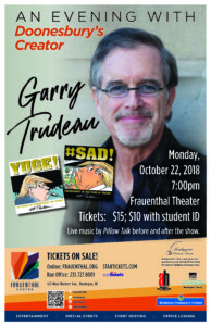 An Evening with Garry Trudeau @ Frauenthal Center | Muskegon | Michigan | United States
