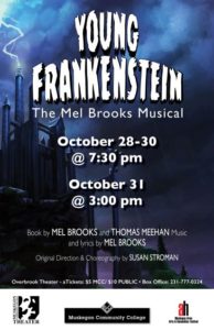 YOUNG FRANKENSTEIN @ Muskegon Community College Overbrook Theater